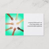 diverse Hands、Company会社名 名刺 (裏面)