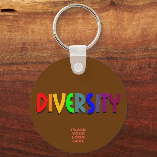 Diversity Custom Chocolate Keychain キーホルダー (正面)