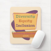 Diversity Equity Inclusion; アメリカの価値 1964 P マウスパッド (マウス)