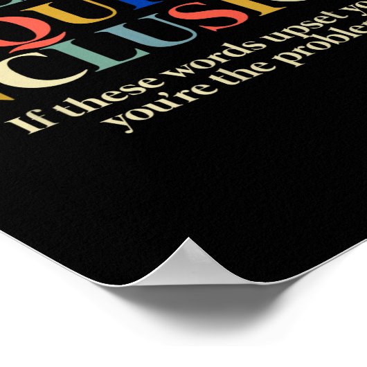 Diversity Equity Inclusion  ポスター (角)