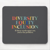 Diversity Equity Inclusion  マウスパッド (正面)