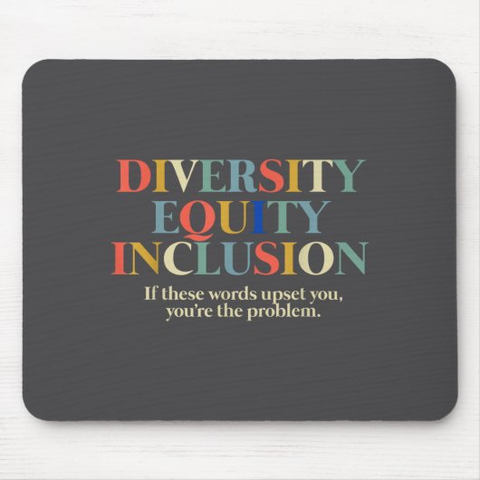 Diversity Equity Inclusion  マウスパッド (正面)