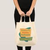 Diversity Equity Inclusion; American Values 1964 Y トートバッグ (正面(商品))