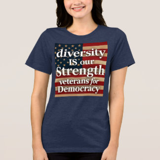 Diversity Is Our Strength トライブレンドTシャツ