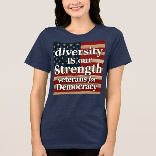 Diversity Is Our Strength トライブレンドＴシャツ (正面)