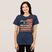 Diversity Is Our Strength トライブレンドＴシャツ (正面全面)