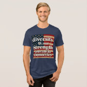 Diversity Is Our Strength トライブレンドＴシャツ (正面全面)
