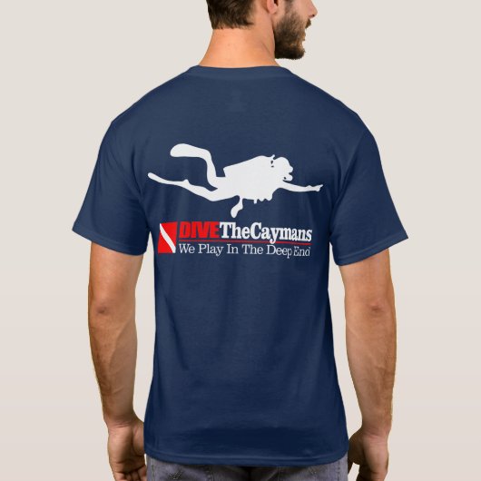 DIVETheCaymans Tシャツ (裏面)