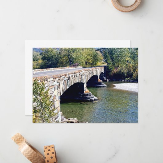 Divide Creek Bridge ノートカード (正面/裏面インサイチュ)