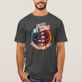 Divided We秋USA Burning Tシャツ (正面)