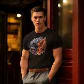 Divided We秋USA Burning Tシャツ