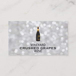 Dividers Champagneのロゴ(白い《写真》ぼけ味) 名刺