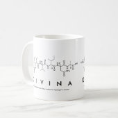 Divinaペプチド名mag コーヒーマグカップ (正面左)