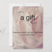 Divine フェミニン Energy Greeting Card - Yasumi Art (裏面)