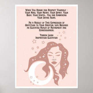 Divine Aura Poster By Terrah Leigh Tullie ポスター