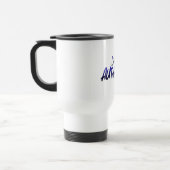 Divine AUTHORITY – Blue Gradient Design Travel Mug トラベルマグ (左)