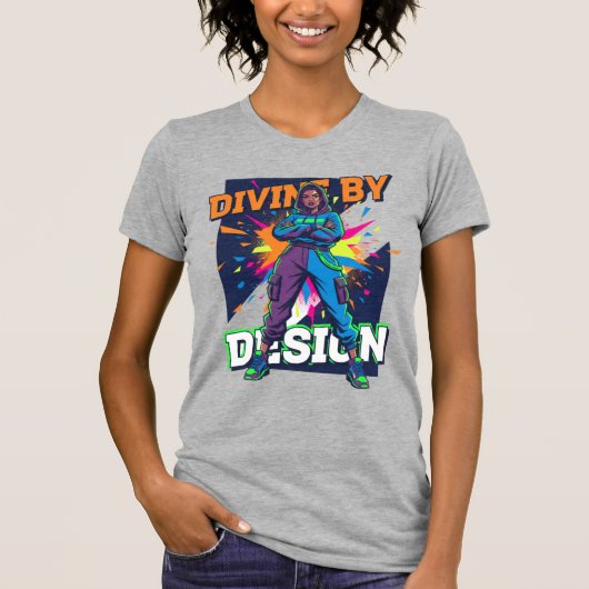 Divine By Design Gen Z Vibes Tシャツ (正面)