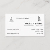 Divine Connection Pastoral Business Card 名刺 (裏面)
