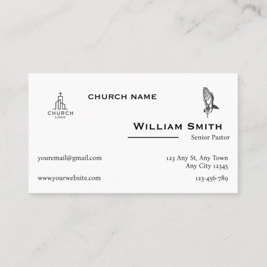 Divine Connection Pastoral Business Card 名刺 (裏面)