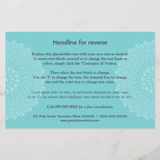 Divine Cyan Impression水平 チラシ (裏面)