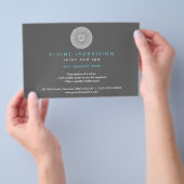 Divine Cyan Impression水平 チラシ (ハンドル)