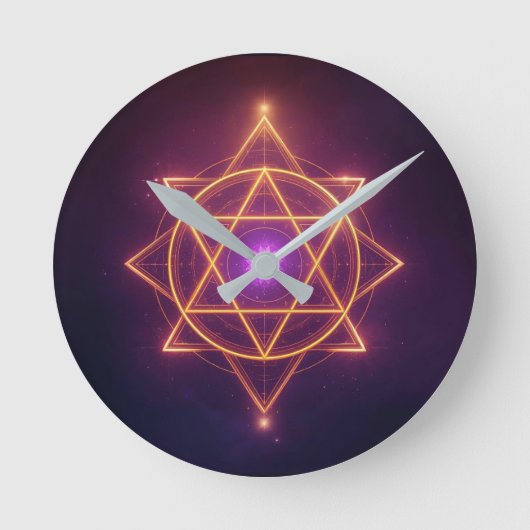 Divine Diwali Energy Flow | ArtivaNest ラウンド壁時計 (正面)