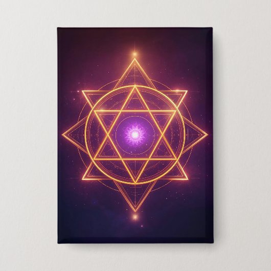 Divine Diwali Energy Flow | ArtivaNest 缶バッジ (正面)