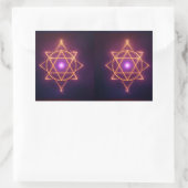Divine Diwali Energy Flow | ArtivaNest 長方形シール (バッグ)