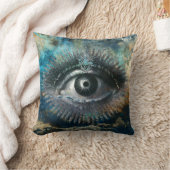 Divine Eye Throw Pillow クッション (ブランケット)