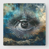 Divine Eye Wall Clock スクエア壁時計 (正面)