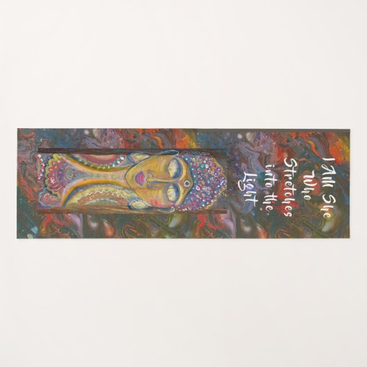 Divine Feminie Buddha original art  ヨガマット (正面(横))