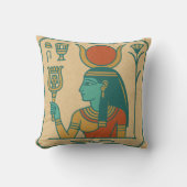 Divine Hathor Egyptian Art & Symbols クッション (正面)