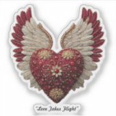 "Divine Heart Wings" シール (正面)
