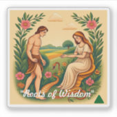 "Divine Hidden Beauty" シール (正面)