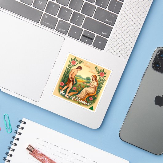 "Divine Hidden Beauty" シール (ノートパソコンとiPhone)