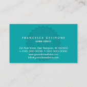 Divine Impression Blue 2 名刺 (裏面)