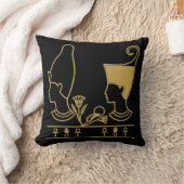 Divine Isis & Osiris Royal Art クッション (ブランケット)