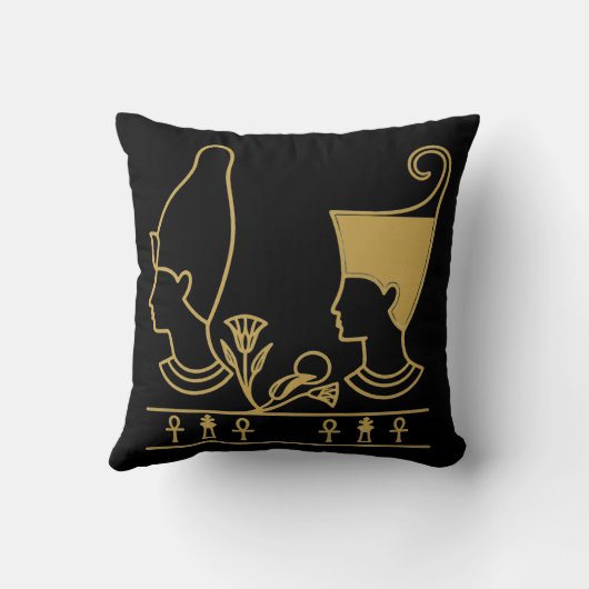Divine Isis & Osiris Royal Art クッション (裏面)