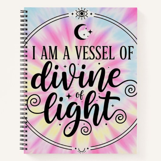 Divine Light Astrological Zodiac Notebook ノートブック (正面)