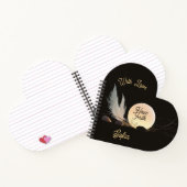 Divine Light & Spiritual Connection Heart Notebook ノートブック (内部)