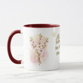 Divine Love Mug: 'Romans 5:5 Bible Verse Design マグカップ