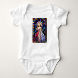 Divine Mercy Jesus Baby Bodysuit ベビーボディスーツ