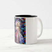 Divine Mercy Jesus Coffee Mug ツートーンマグカップ (正面右)