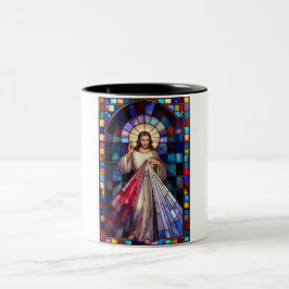 Divine Mercy Jesus Coffee Mug ツートーンマグカップ
