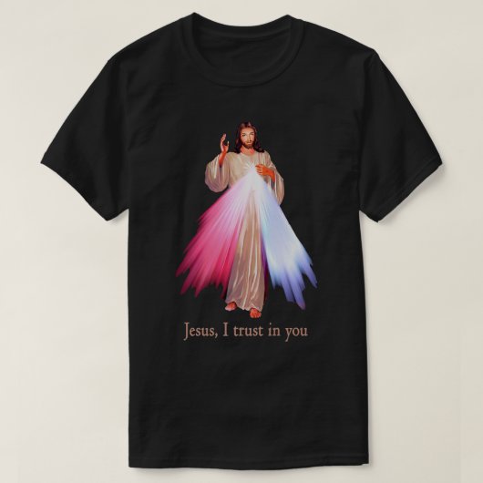 Divine Mercy Jesus I trust in You  Tシャツ (デザイン正面)