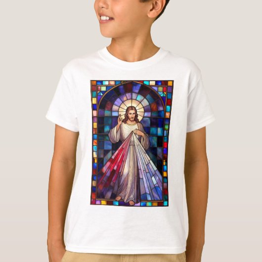 Divine Mercy Jesus Kid's Tee Shirt Tシャツ (正面)