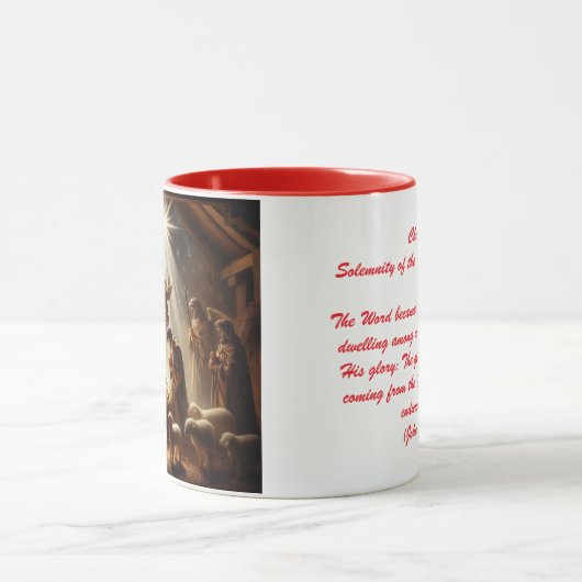 Divine Nativity Scene マグカップ (中央)