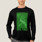 Divine Power Design Anime Workout - Energy Fitness トライブレンドＴシャツ (正面)