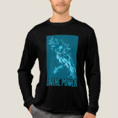 Divine Power Design Anime Workout - Energy Fitness トライブレンドTシャツ (正面)
