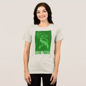 Divine Power Design Anime Workout - Energy Fitness トライブレンドTシャツ (正面全面)